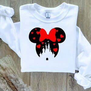 Minnie Mouse Disney Castle Sweatshirt Sweater